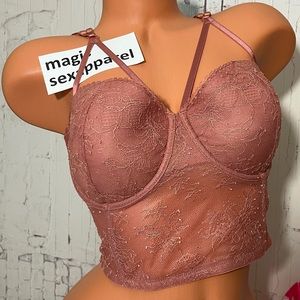 VS 32 34 VERY SEXY LINED STRAPPY CAGED BRA BUSTIER